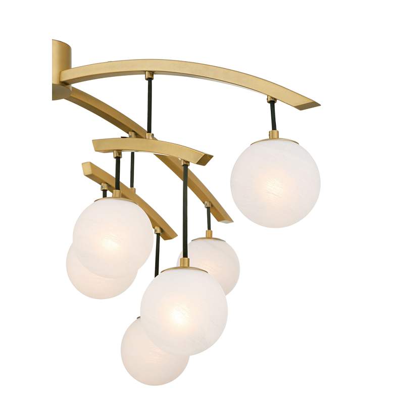 Image 5 Minka-Lavery Curven 13-Light 42-in Legacy Brass Indoor Chandelier more views