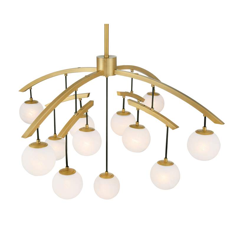 Image 6 Minka-Lavery Curven 13-Light 42-in Legacy Brass Indoor Chandelier more views