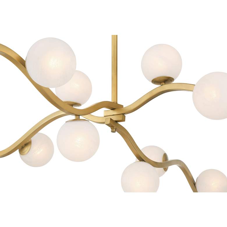 Image 4 Minka-Lavery Curven 16-Light 75-in Legacy Brass Indoor Chandelier more views
