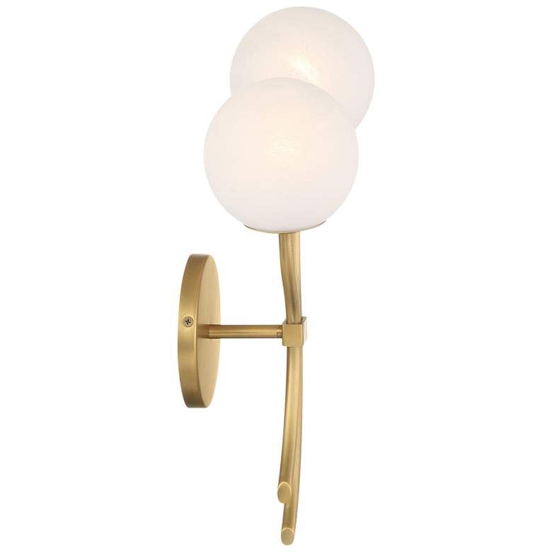 Image 2 Minka-Lavery Curven 2-Light 10-in Legacy Brass Indoor Wall Sconce more views