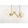 3_Minka-Lavery Curven 8-Light 54-in Legacy Brass Indoor Island Chandelier more views