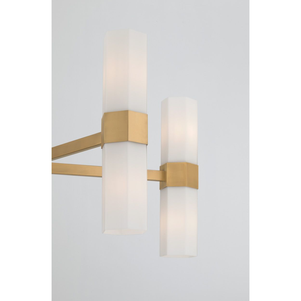 Image 5 Minka Lavery Delgada 10-Light 36-in Legacy Brass Chandelier with Shades more views