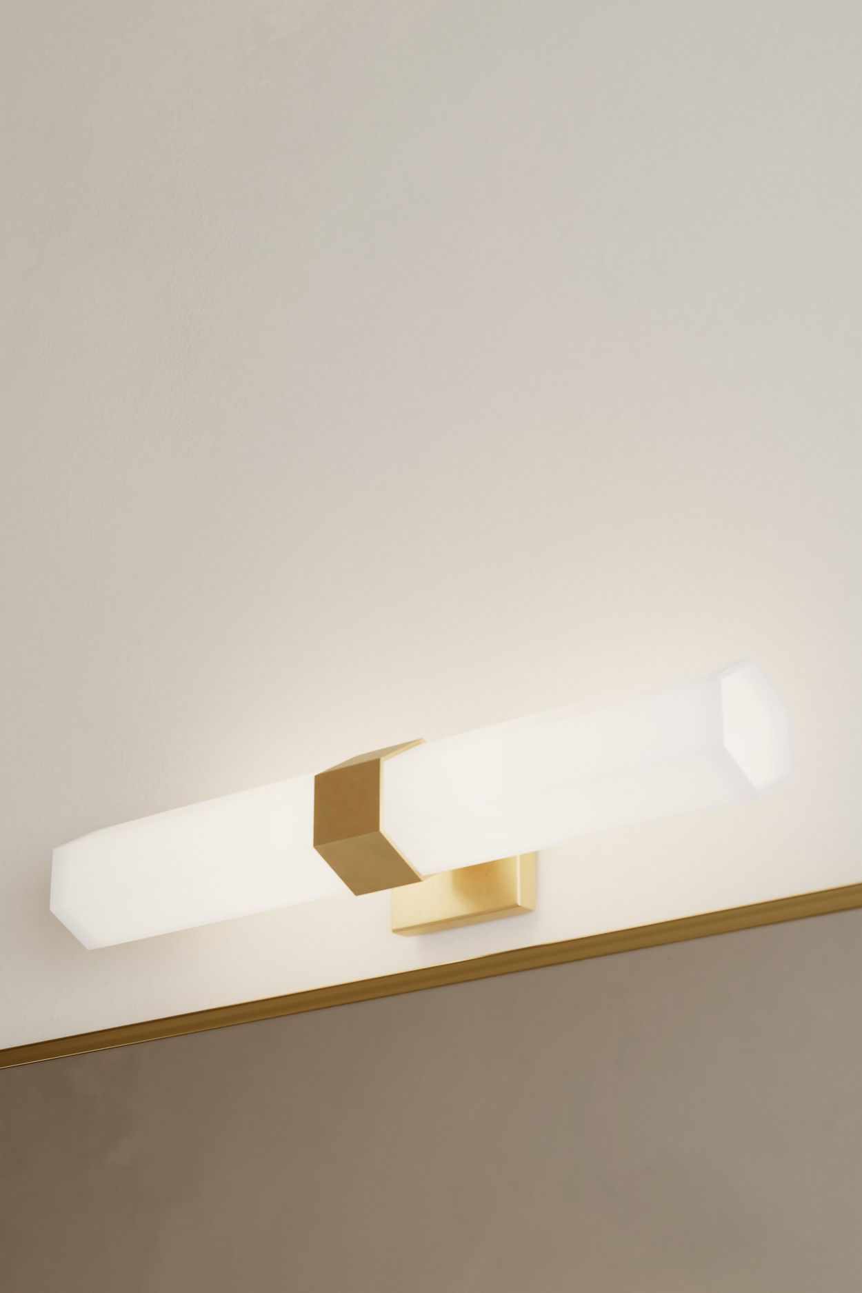 Image 4 Minka Lavery Delgada 2-Light 24-in Legacy Brass Vanity Light with Shade more views