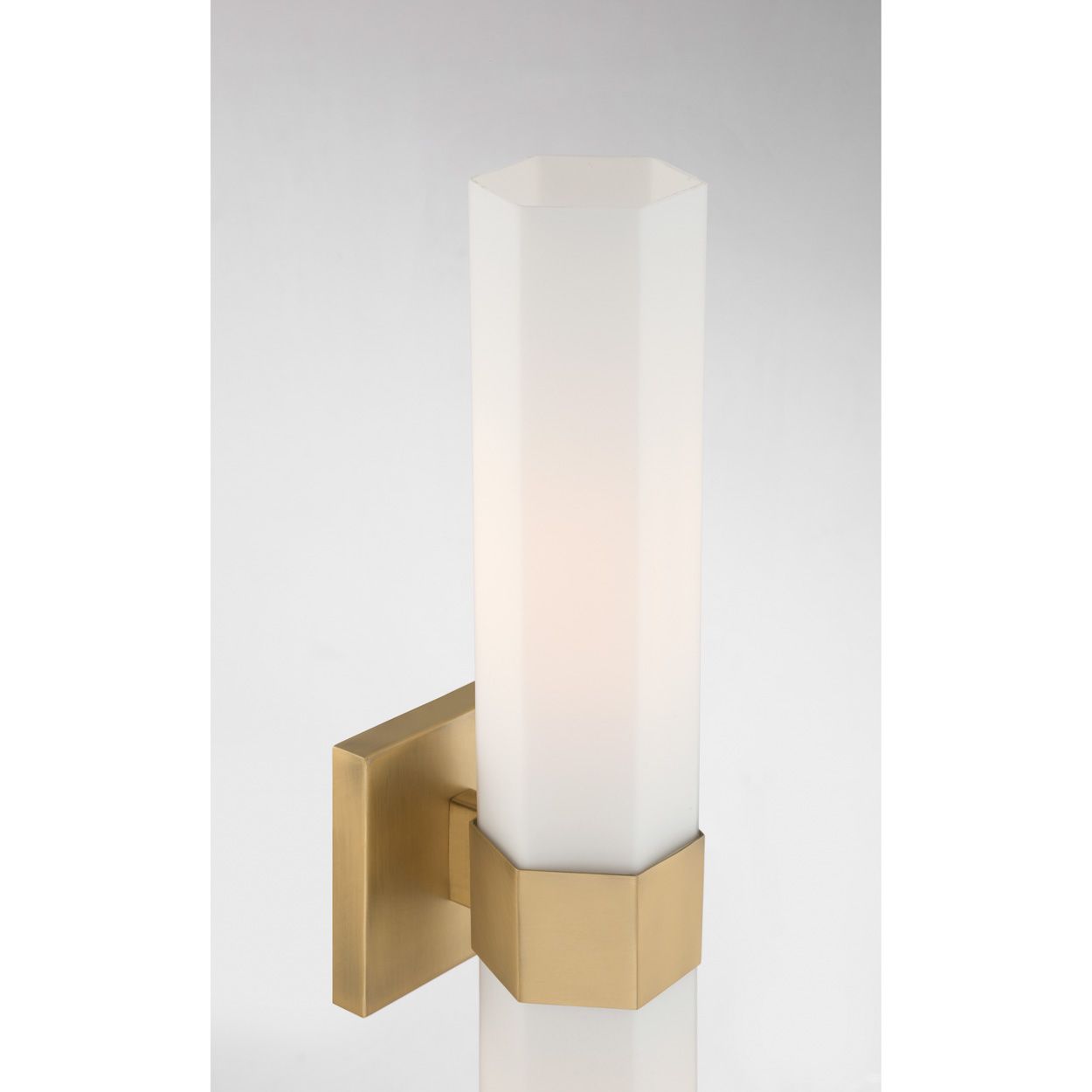 Image 5 Minka Lavery Delgada 2-Light 24-in Legacy Brass Vanity Light with Shade more views