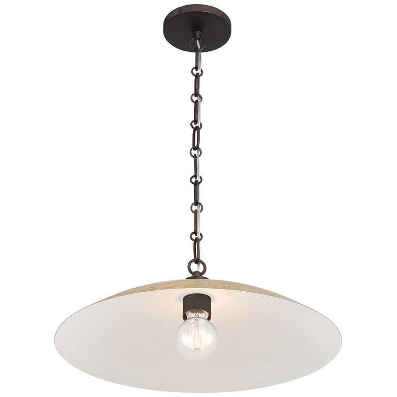 Image 5 Minka-Lavery Derby 1-Light 18.5-in Dark Bronze Indoor Pendant more views