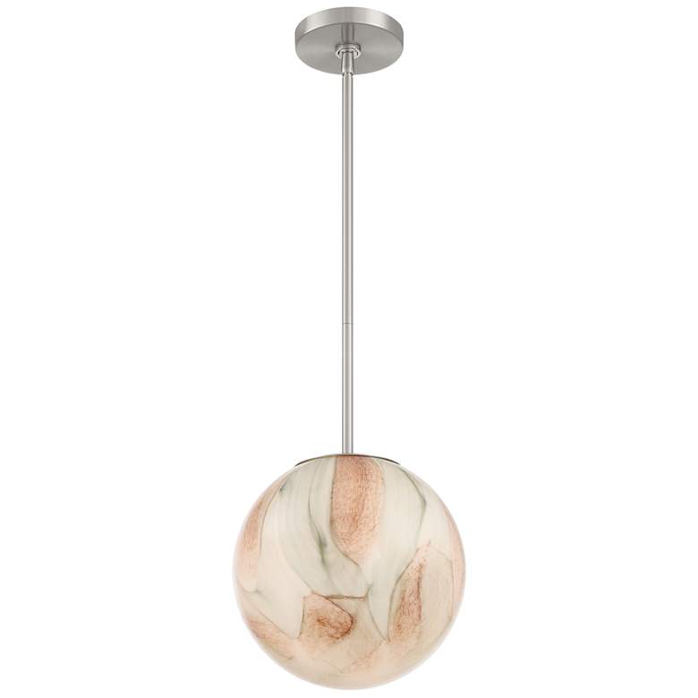 Image 4 Minka-Lavery Desert 1-Light 10-in Brushed Nickel Indoor Pendant more views