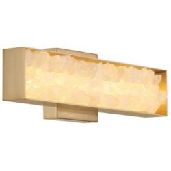 Minka Lavery Divinely 1-Light LED 16-inch Celeste Brass Vanity Light
