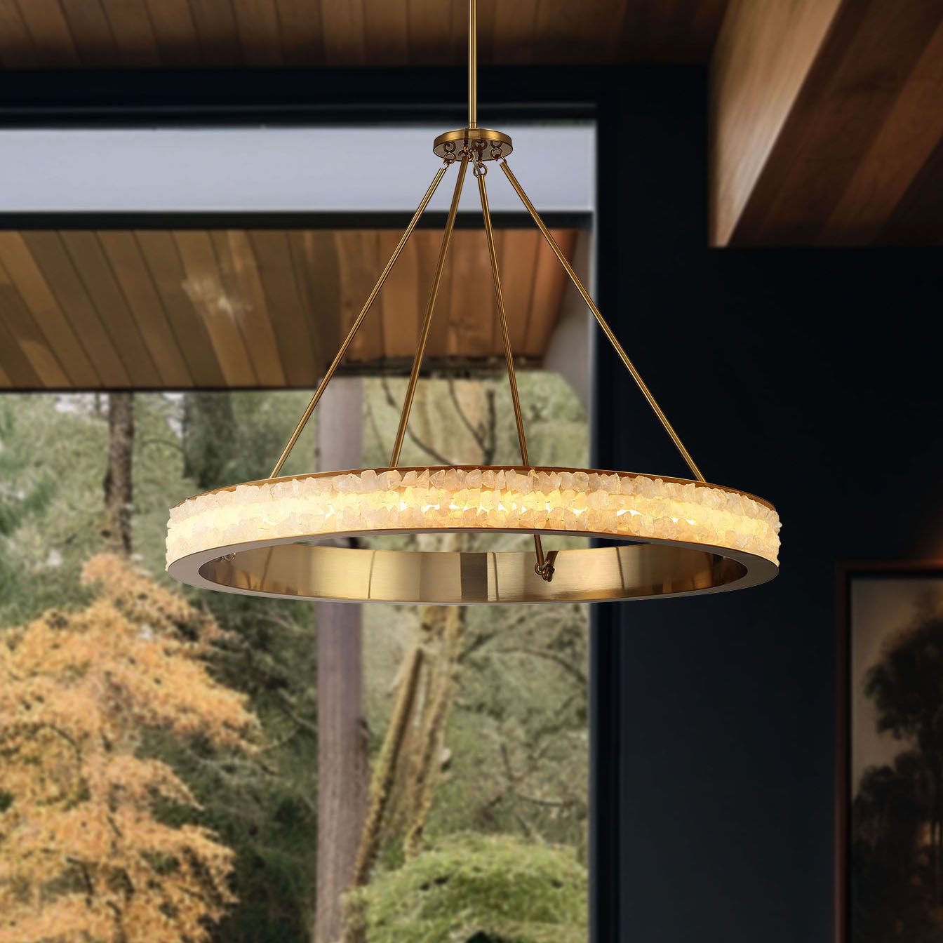 Minka Lavery Divinely Brass - Antique Brass Collection