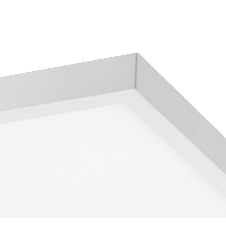 Image 3 Minka Lavery Draven 15" Wide White Square LED Ceiling Light more views
