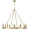 Minka Lavery Dutton 12-Light 42.63-in Signature Brass Chandelier