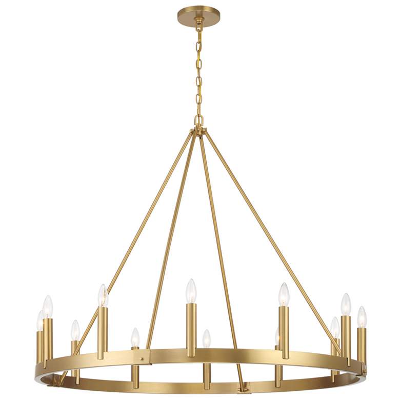 Image 3 Minka Lavery Dutton 12-Light 42.63-in Signature Brass Chandelier more views