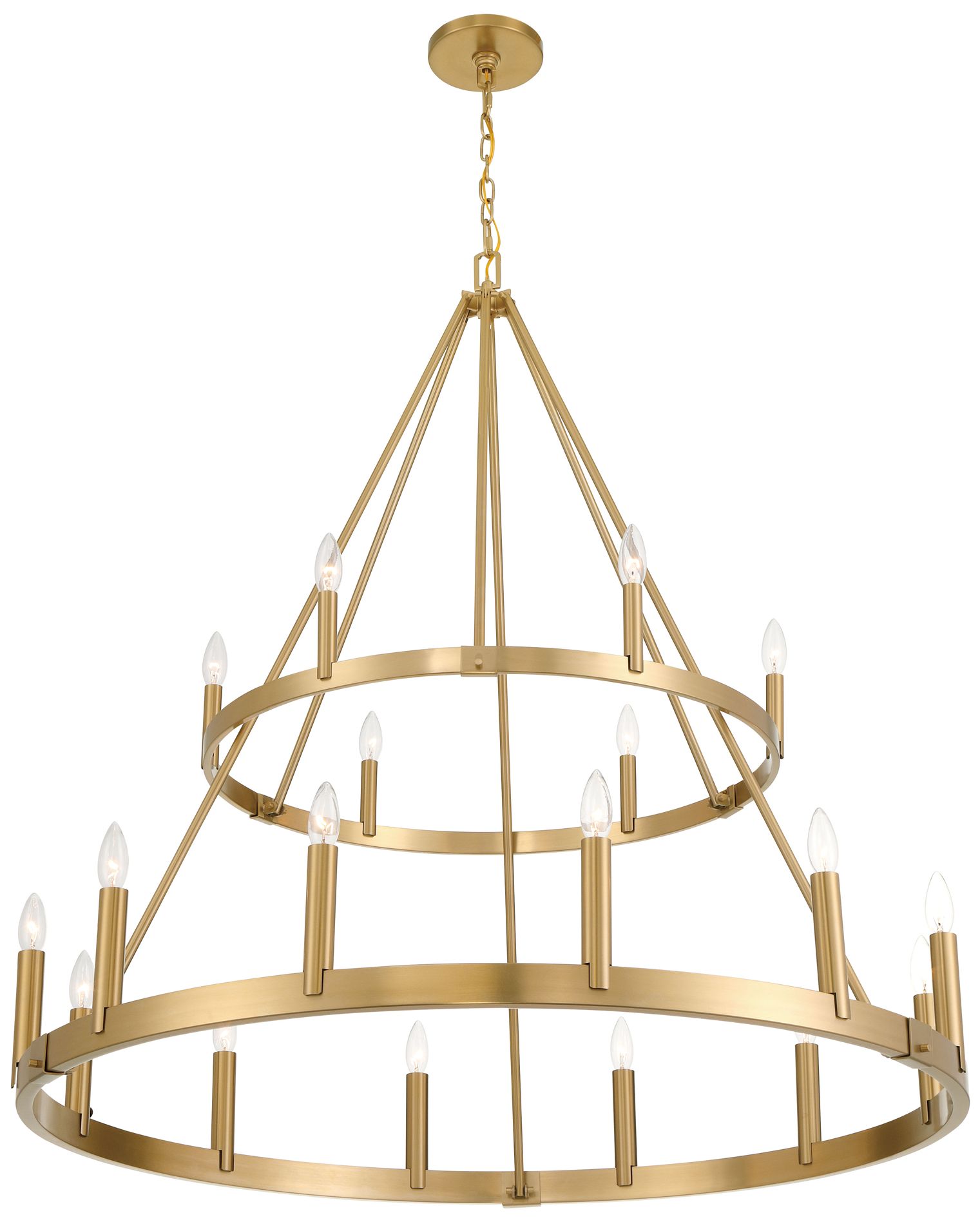 Image 5 Minka-Lavery Dutton 18-Light 42.75-in Signature Brass Indoor Chandelier more views