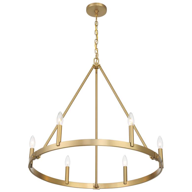 Image 4 Minka Lavery Dutton 6-Light 27.75-in Signature Brass Chandelier more views