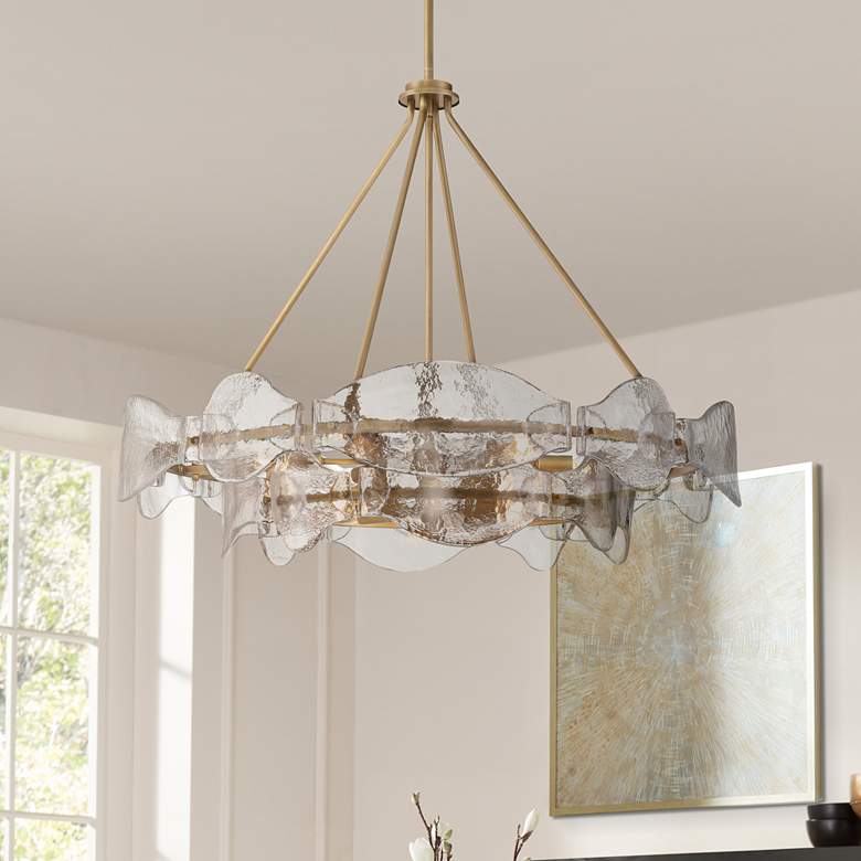 Image 1 Minka-Lavery Elora 12-Light 35.75-in Legacy Brass Indoor Pendant