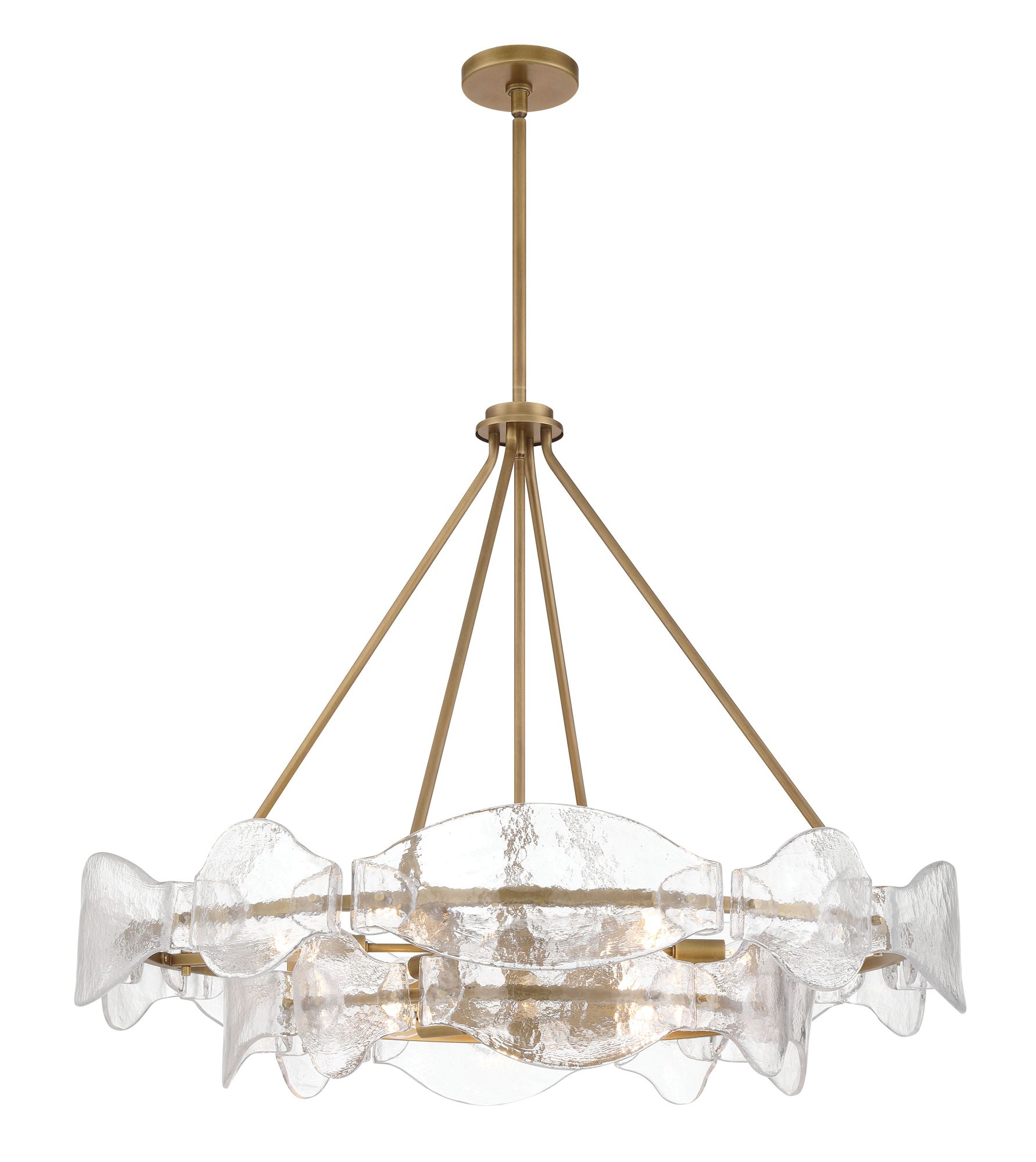Minka-Lavery Elora 12-Light 35.75-in Legacy Brass Indoor Pendant