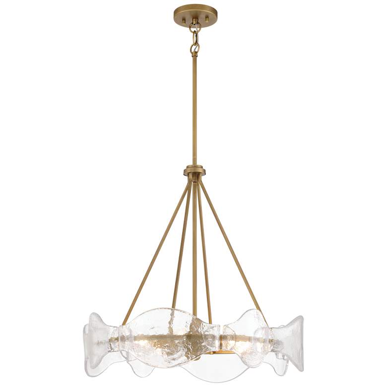 Image 2 Minka-Lavery Elora 6-Light 24-in Legacy Brass Indoor Pendant