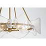 7_Minka-Lavery Elora 6-Light 24-in Legacy Brass Indoor Pendant more views