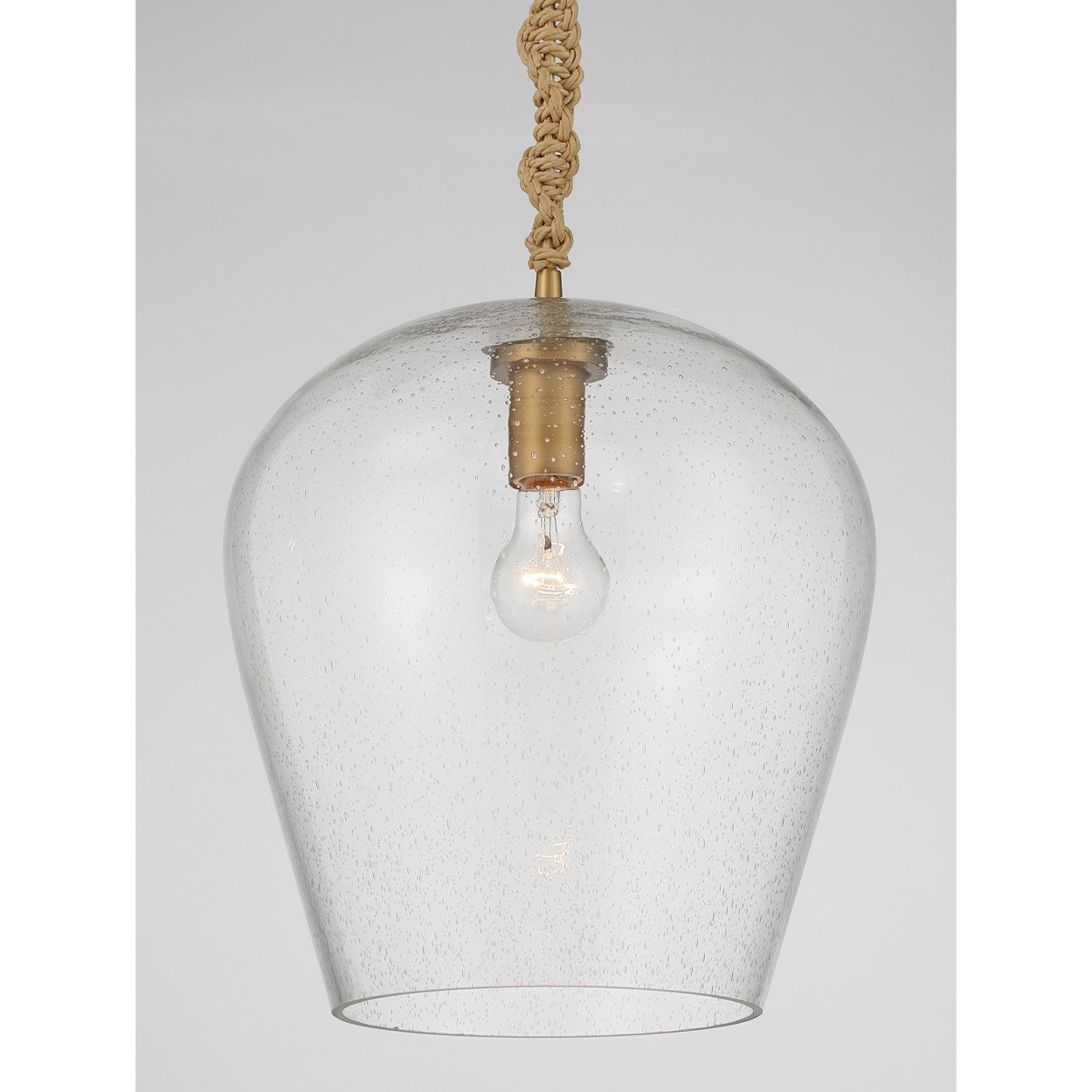 Image 5 Minka Lavery Elyric 1-Light 13.25-in Legacy Brass Pendant with Glass Shade more views