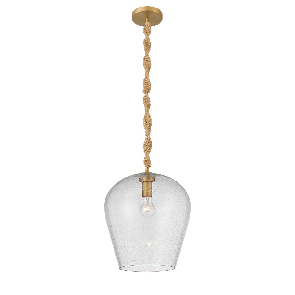 Image 6 Minka Lavery Elyric 1-Light 13.25-in Legacy Brass Pendant with Glass Shade more views