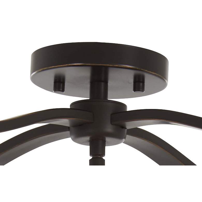 Image 2 Minka-Lavery Elyton 4-Light Downtown Bronze and Gold Semi Flush more views