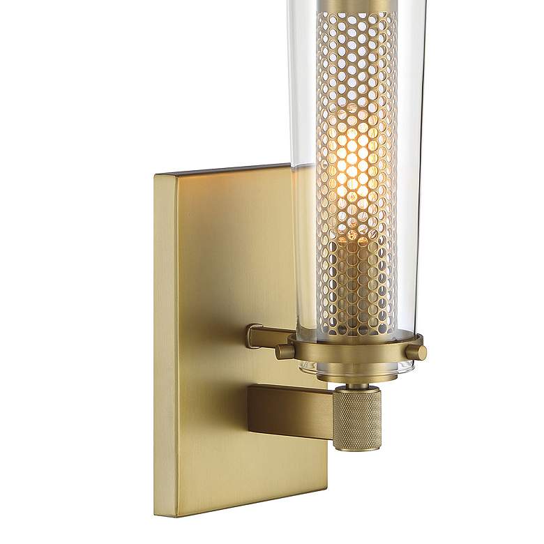Image 4 Minka-Lavery Emmerham 1-Light Soft Brass Wall Sconce more views