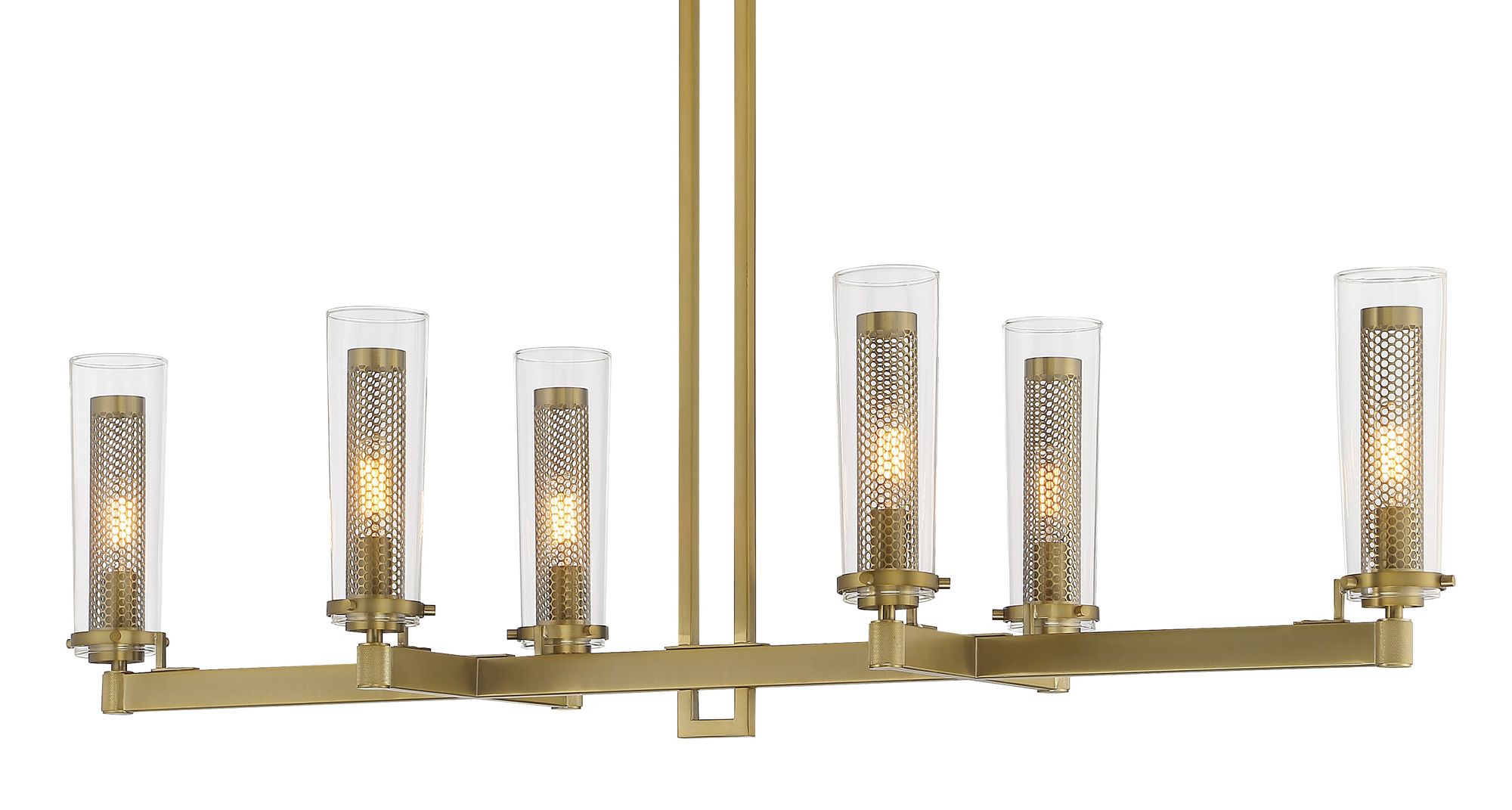 Image 3 Minka-Lavery Emmerham 6-Light Soft Brass Island Chandelier more views