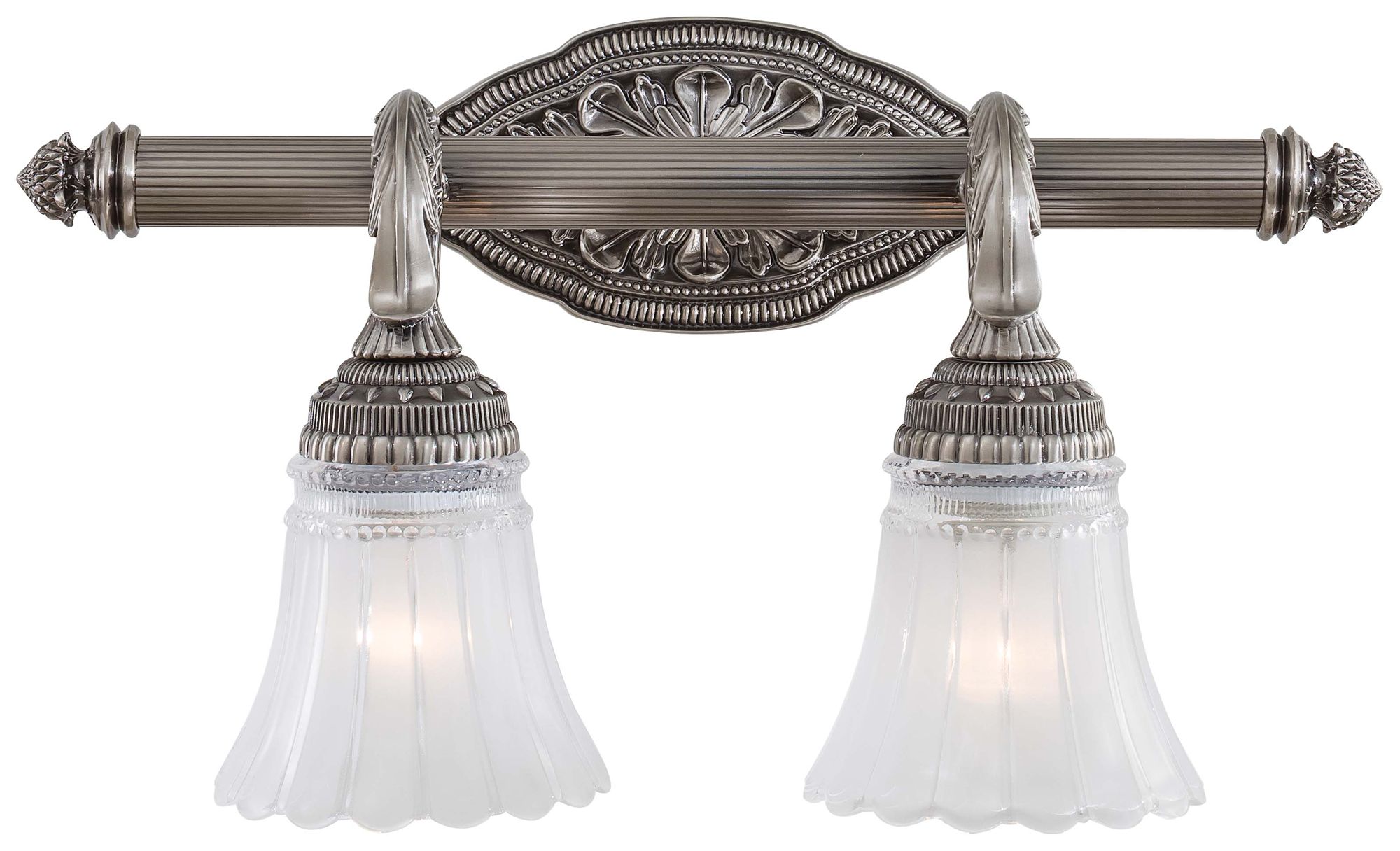 Image 3 Minka-Lavery Europa 2-Light Brushed Nickel Bath more views