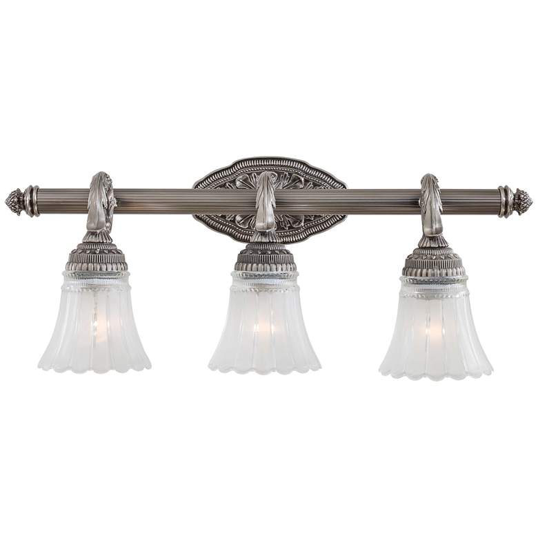 Image 3 Minka Lavery Europa 25 1/2" Wide Brushed Nickel 3-Light Bath Light more views