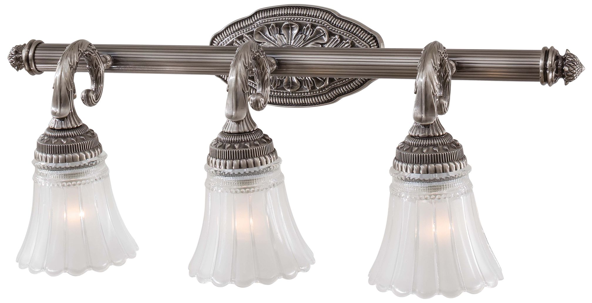 Image 2 Minka-Lavery Europa 3-Light Brushed Nickel Bath