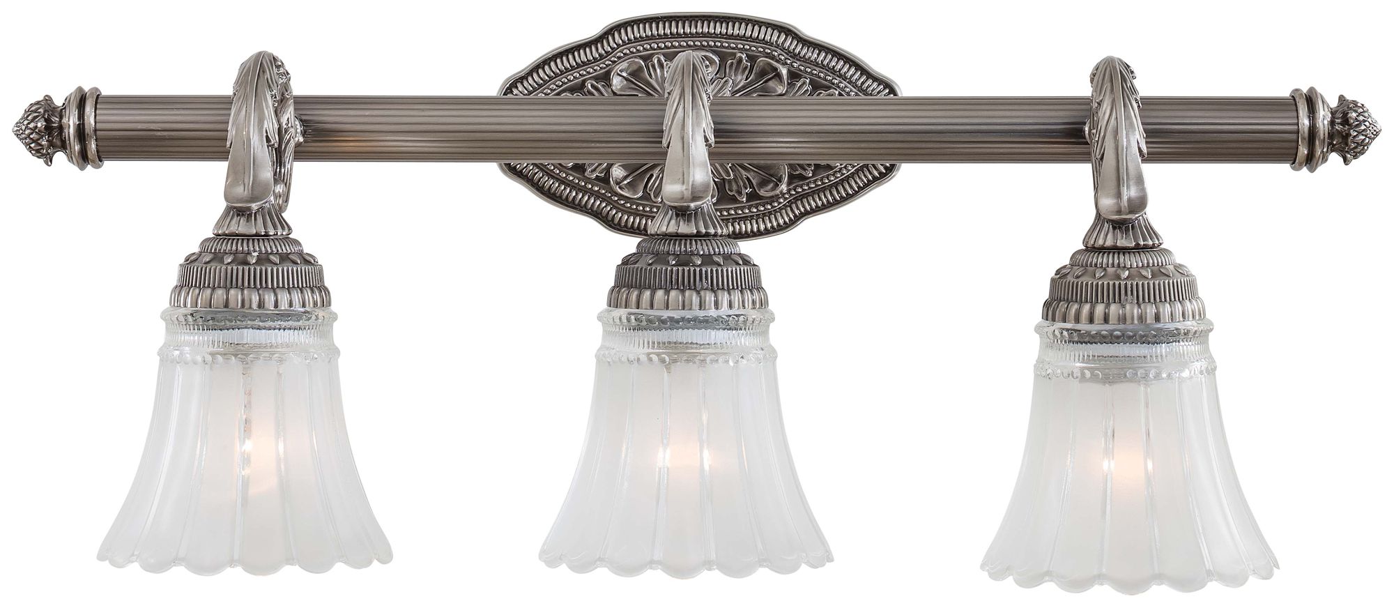 Image 3 Minka-Lavery Europa 3-Light Brushed Nickel Bath more views