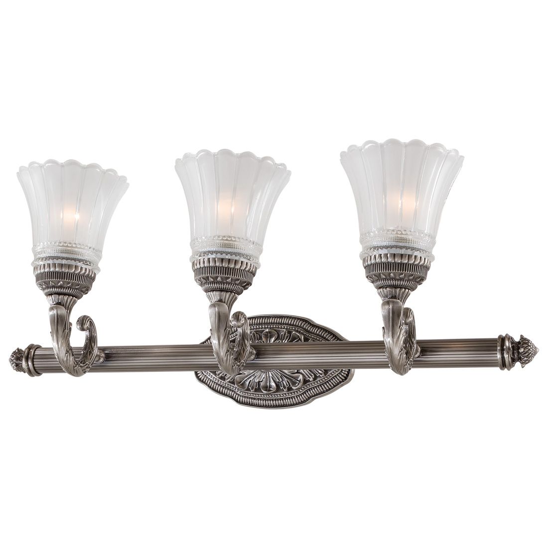 Image 4 Minka-Lavery Europa 3-Light Brushed Nickel Bath more views