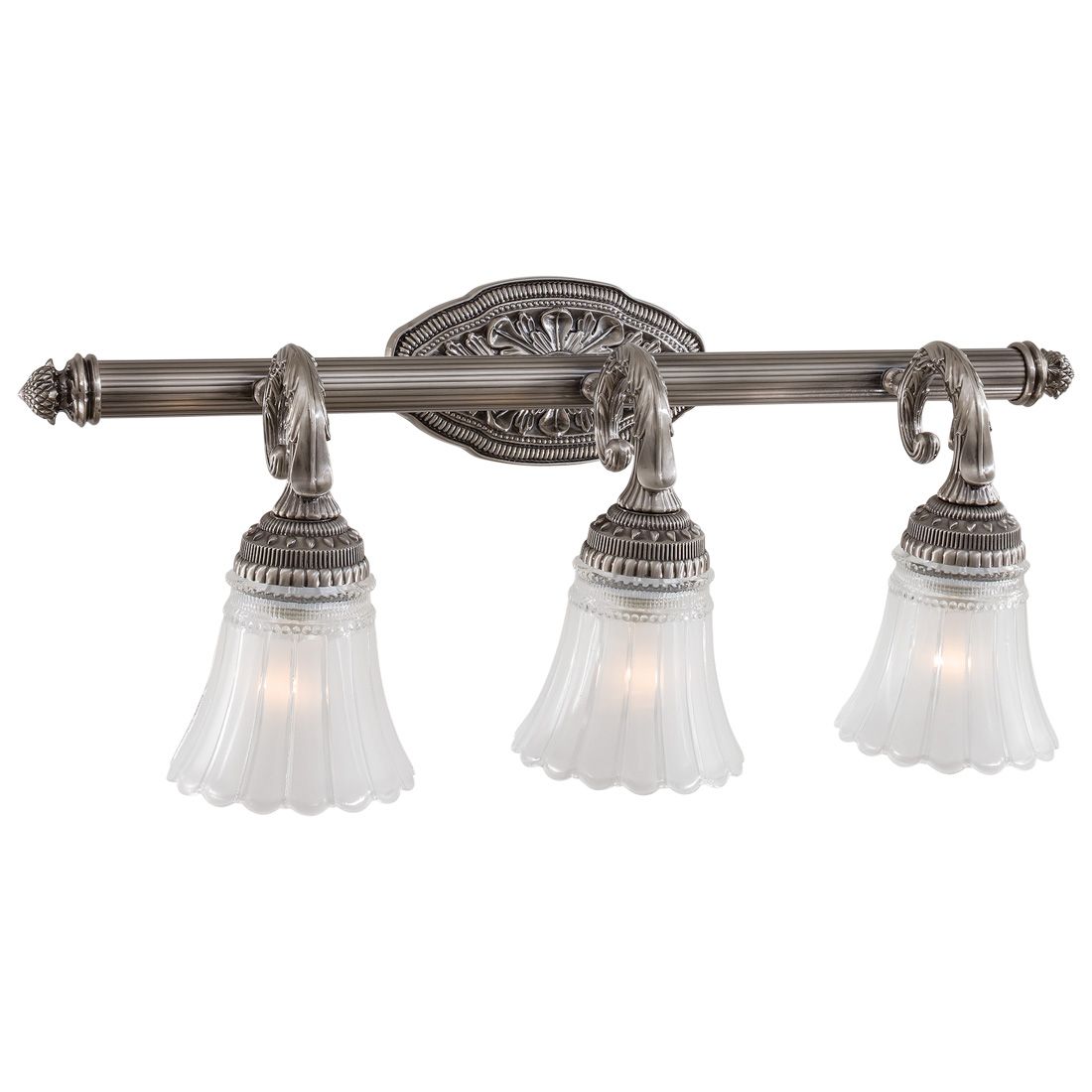 Image 7 Minka-Lavery Europa 3-Light Brushed Nickel Bath more views
