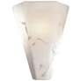 1_Minka Lavery Fedi 12 1/4" High Alabaster Dust Modern Wall Sconce