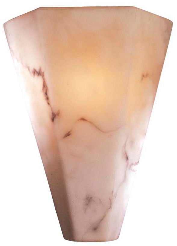 Image 4 Minka Lavery Fedi 12 1/4" High Alabaster Dust Modern Wall Sconce more views