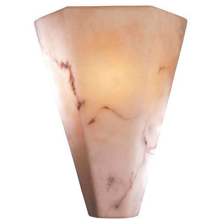 Image 4 Minka Lavery Fedi 12 1/4" High Alabaster Dust Modern Wall Sconce more views
