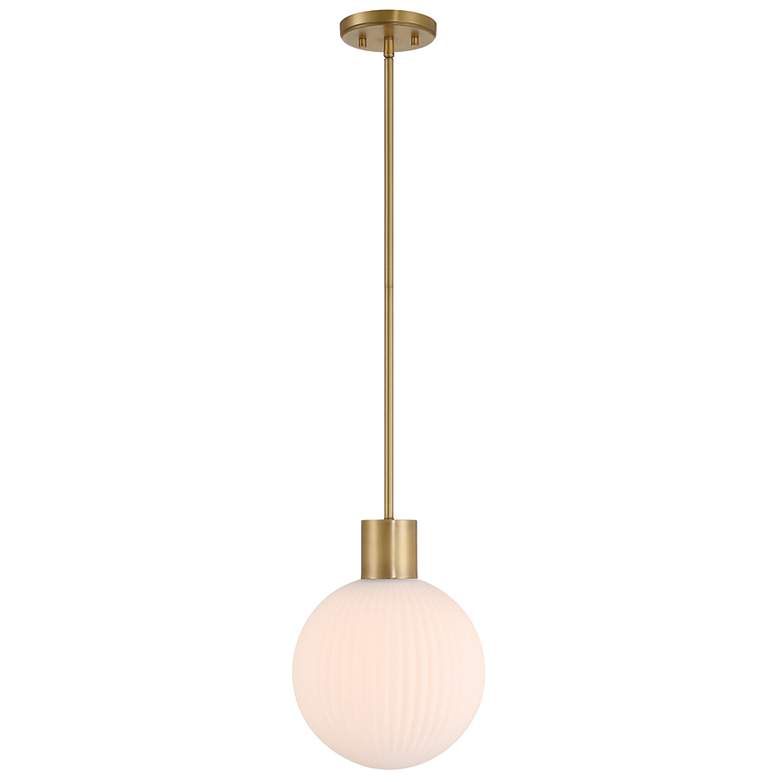 Image 3 Minka Lavery Fenton 1-Light 10-in Legacy Brass Indoor Pending Lighting more views