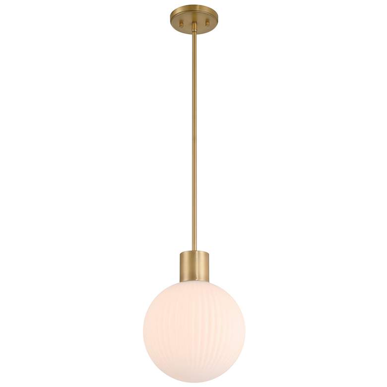 Image 7 Minka Lavery Fenton 1-Light 10-in Legacy Brass Indoor Pending Lighting more views