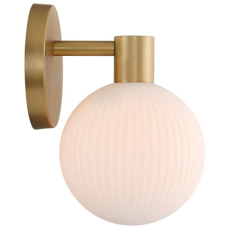 Image 3 Minka Lavery Fenton 1-Light 6-in Legacy Brass Indoor Vanity Light more views