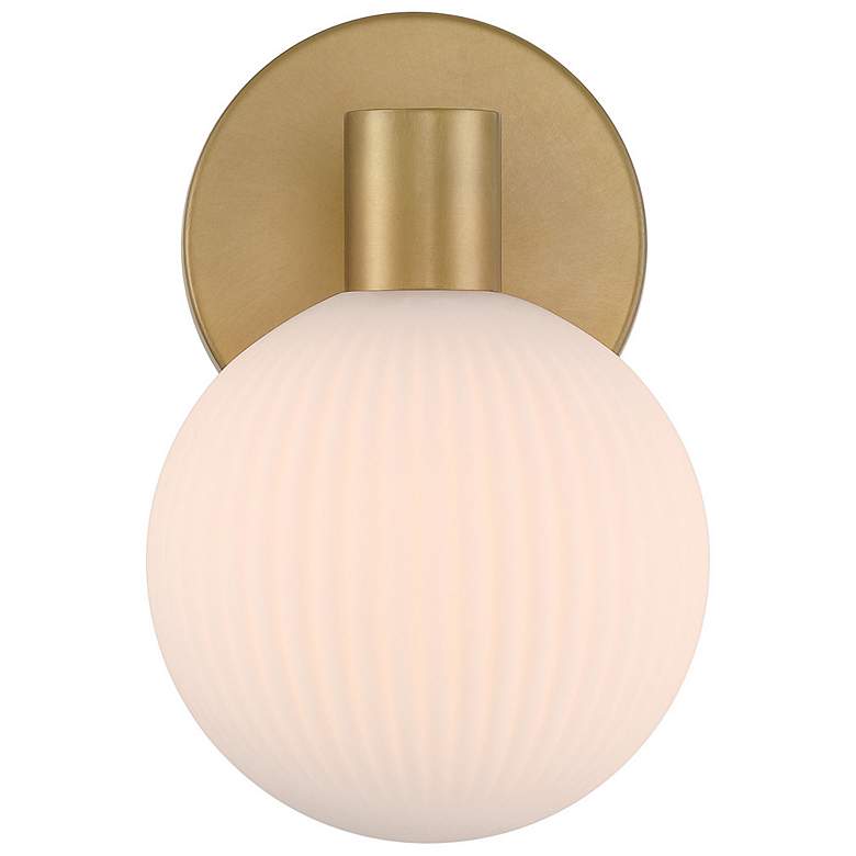 Image 4 Minka Lavery Fenton 1-Light 6-in Legacy Brass Indoor Vanity Light more views