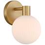 5_Minka Lavery Fenton 1-Light 6-in Legacy Brass Indoor Vanity Light more views