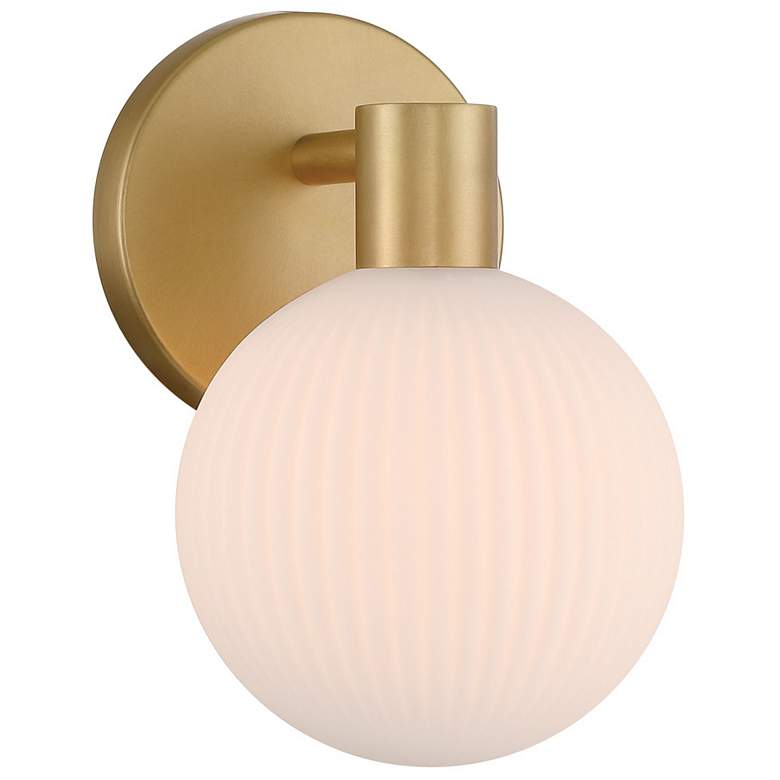 Image 6 Minka Lavery Fenton 1-Light 6-in Legacy Brass Indoor Vanity Light more views