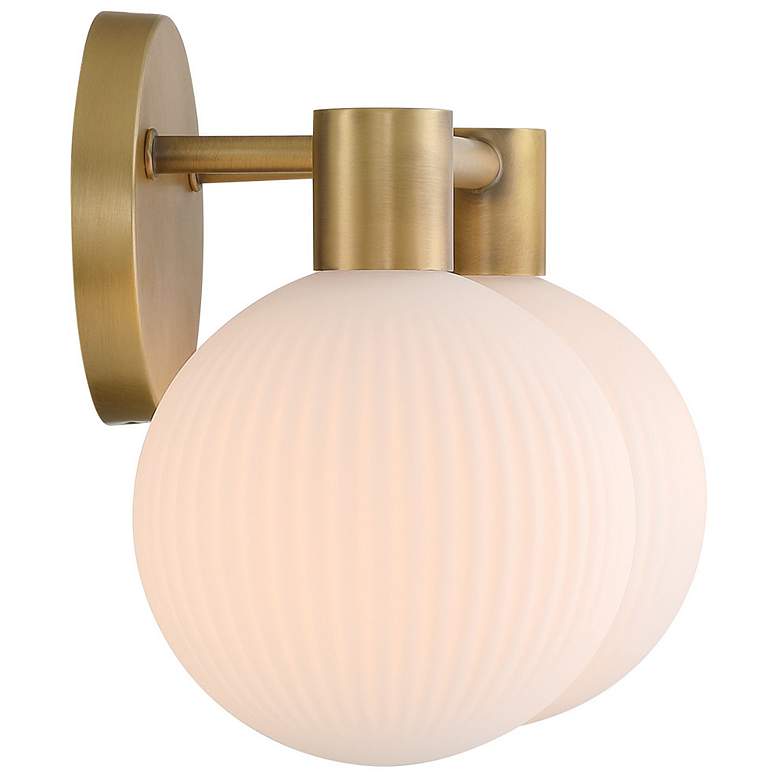 Image 3 Minka Lavery Fenton 2-Light 15-in Legacy Brass Indoor Vanity Light more views