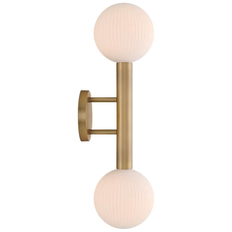 Image 3 Minka Lavery Fenton 2-Light 6-in Legacy Brass Indoor Wall Sconce more views
