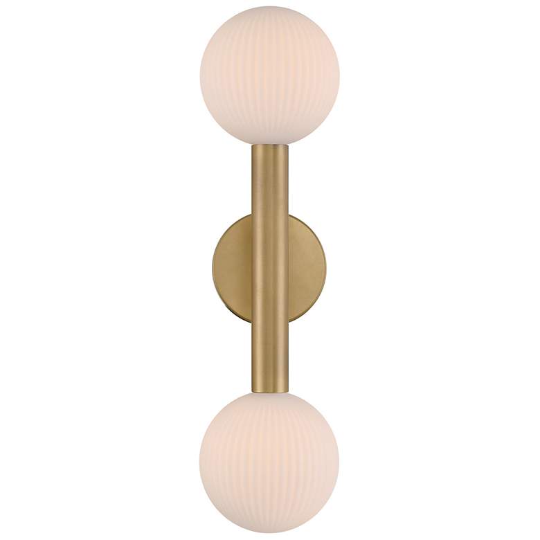 Image 4 Minka Lavery Fenton 2-Light 6-in Legacy Brass Indoor Wall Sconce more views