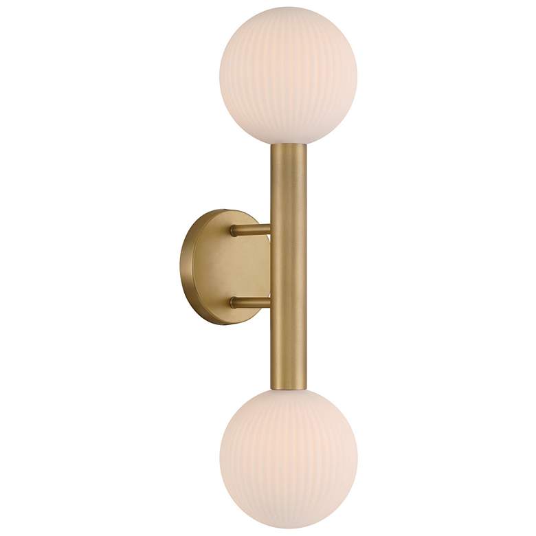 Image 5 Minka Lavery Fenton 2-Light 6-in Legacy Brass Indoor Wall Sconce more views