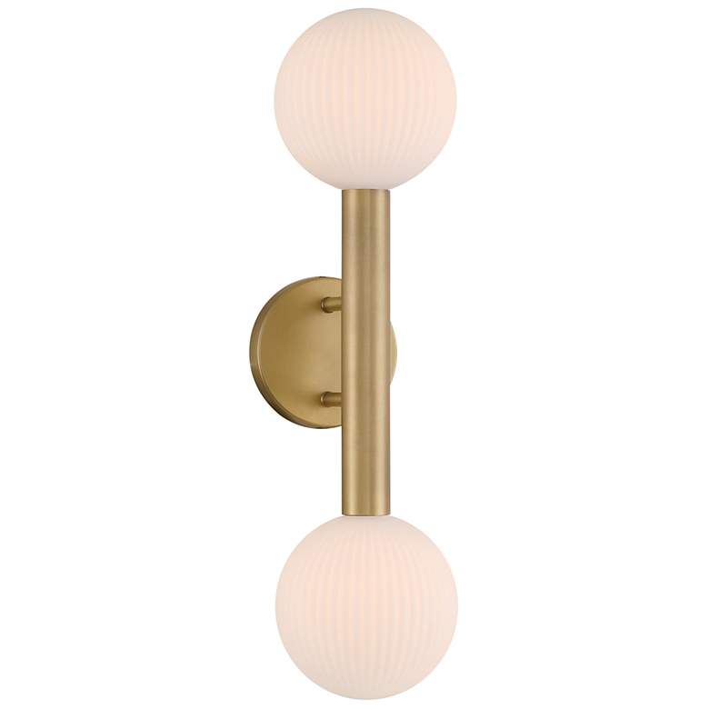 Image 6 Minka Lavery Fenton 2-Light 6-in Legacy Brass Indoor Wall Sconce more views