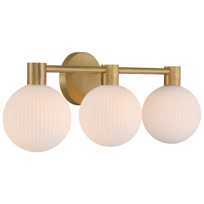 Image 5 Minka Lavery Fenton 3-Light 24-in Legacy Brass Indoor Vanity Light more views