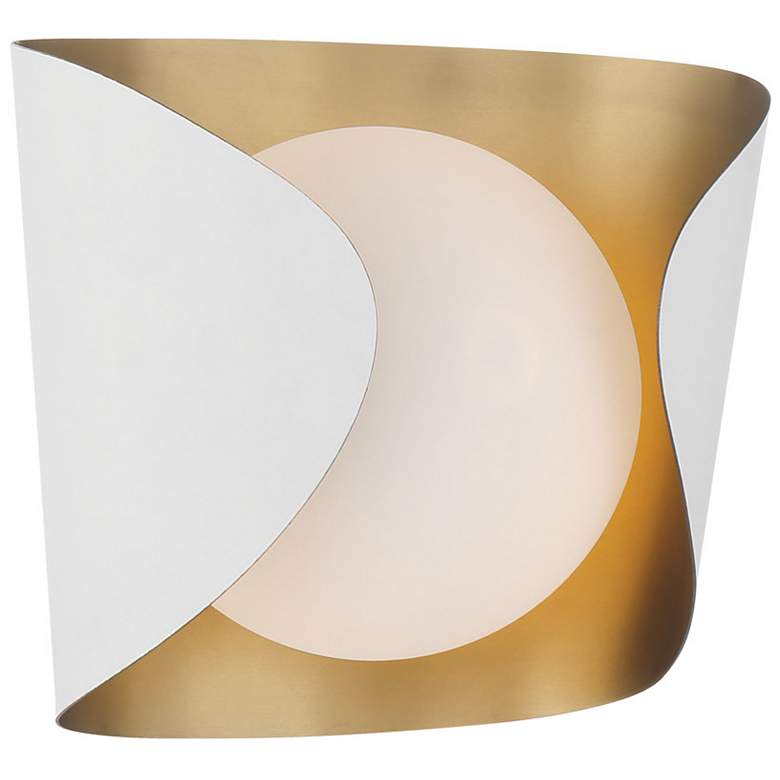 Image 6 Minka Lavery Flare 1-Light 8.5-in Sand White Indoor Vanity Light more views