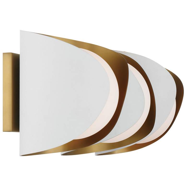 Image 3 Minka Lavery Flare 3-Light 24-in Sand White Indoor Vanity Light more views