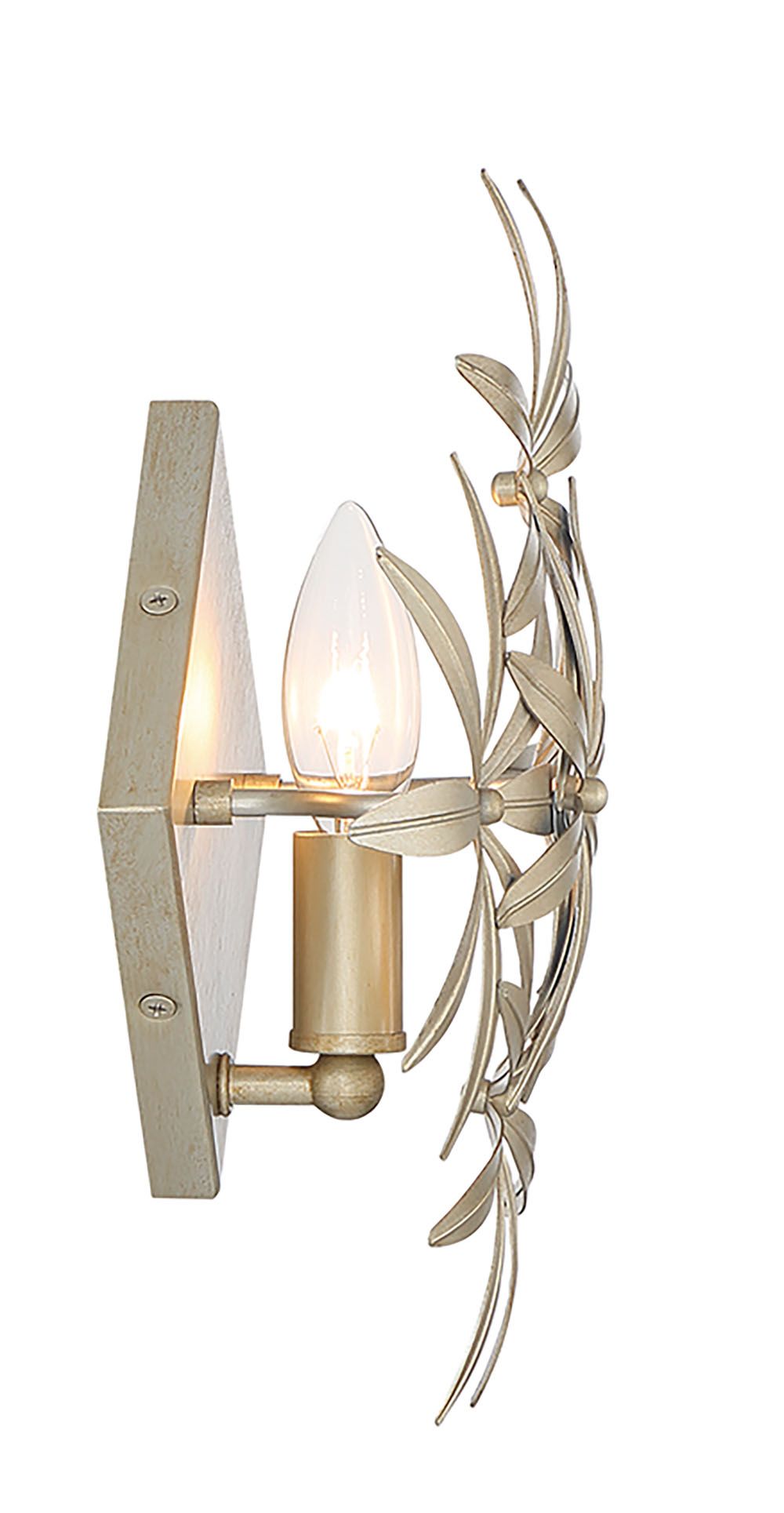 Image 5 Minka Lavery Flower Child 1-Light Ambry Gold Wall Sconce more views